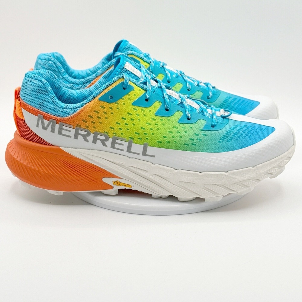 Merrell Agility Peak 5 'Neon Multi' / Size 10 Mens Neon Rainbow J500547, New